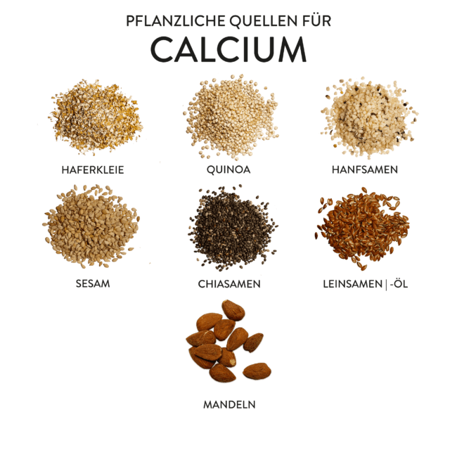 Lebensmittel mit Calcium